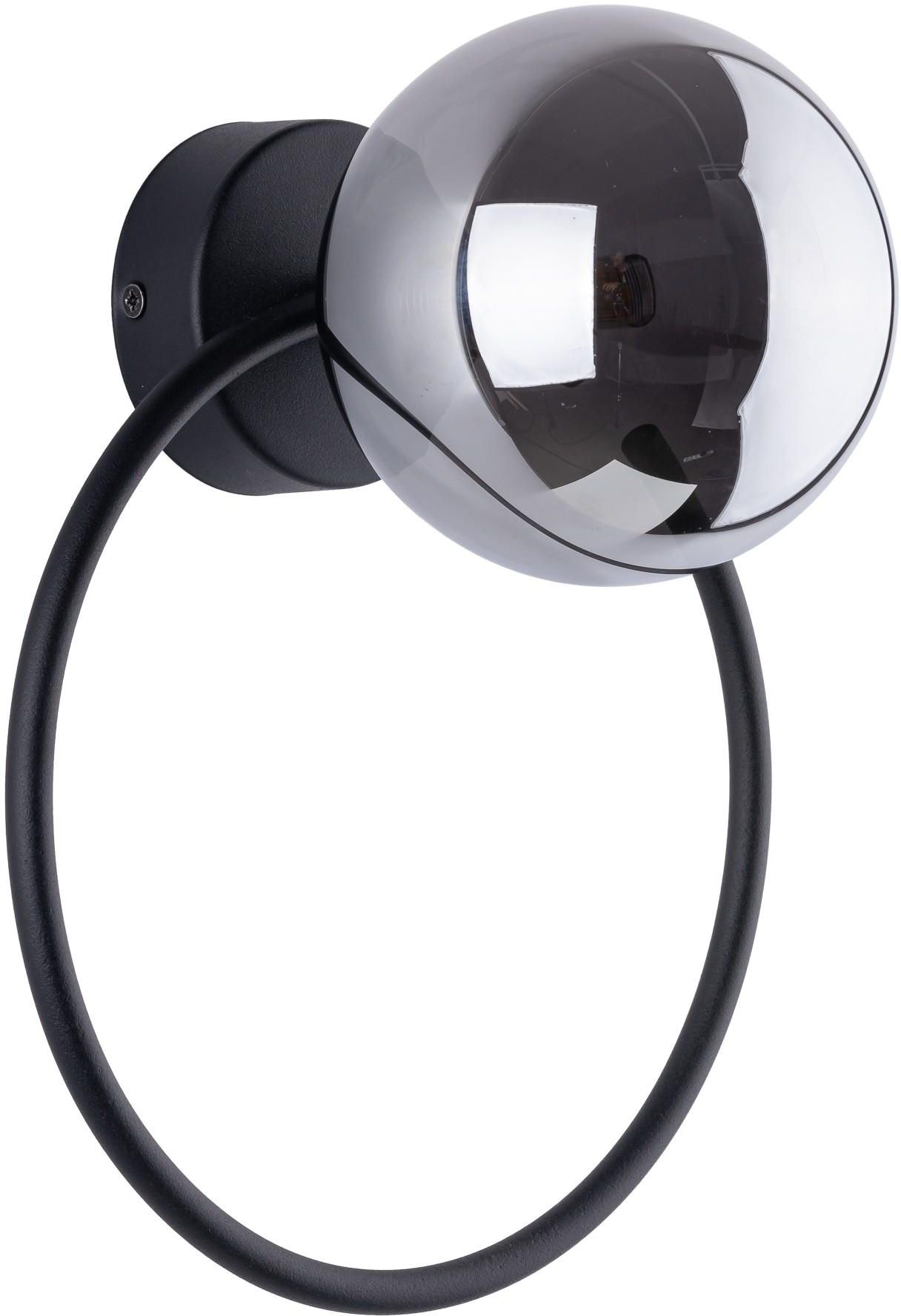 TK Lighting Anabelle lampada da parete 1x6 W nero-grafite 5256