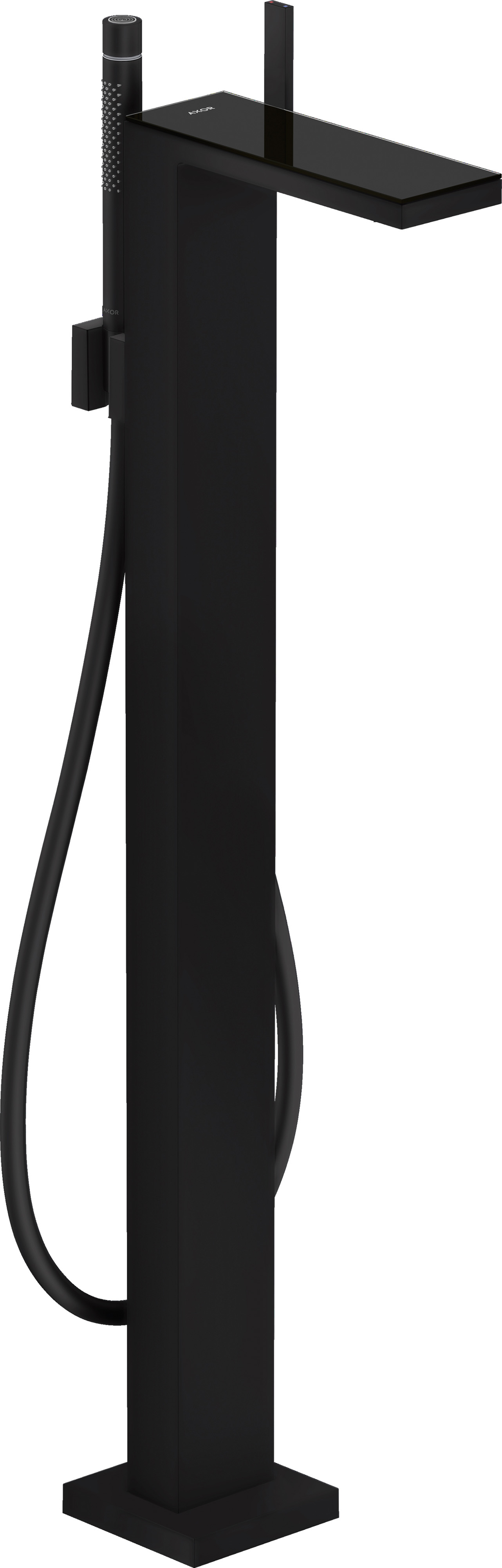 Axor MyEdition rubinetto per vasca e doccia a terra nero 47440670