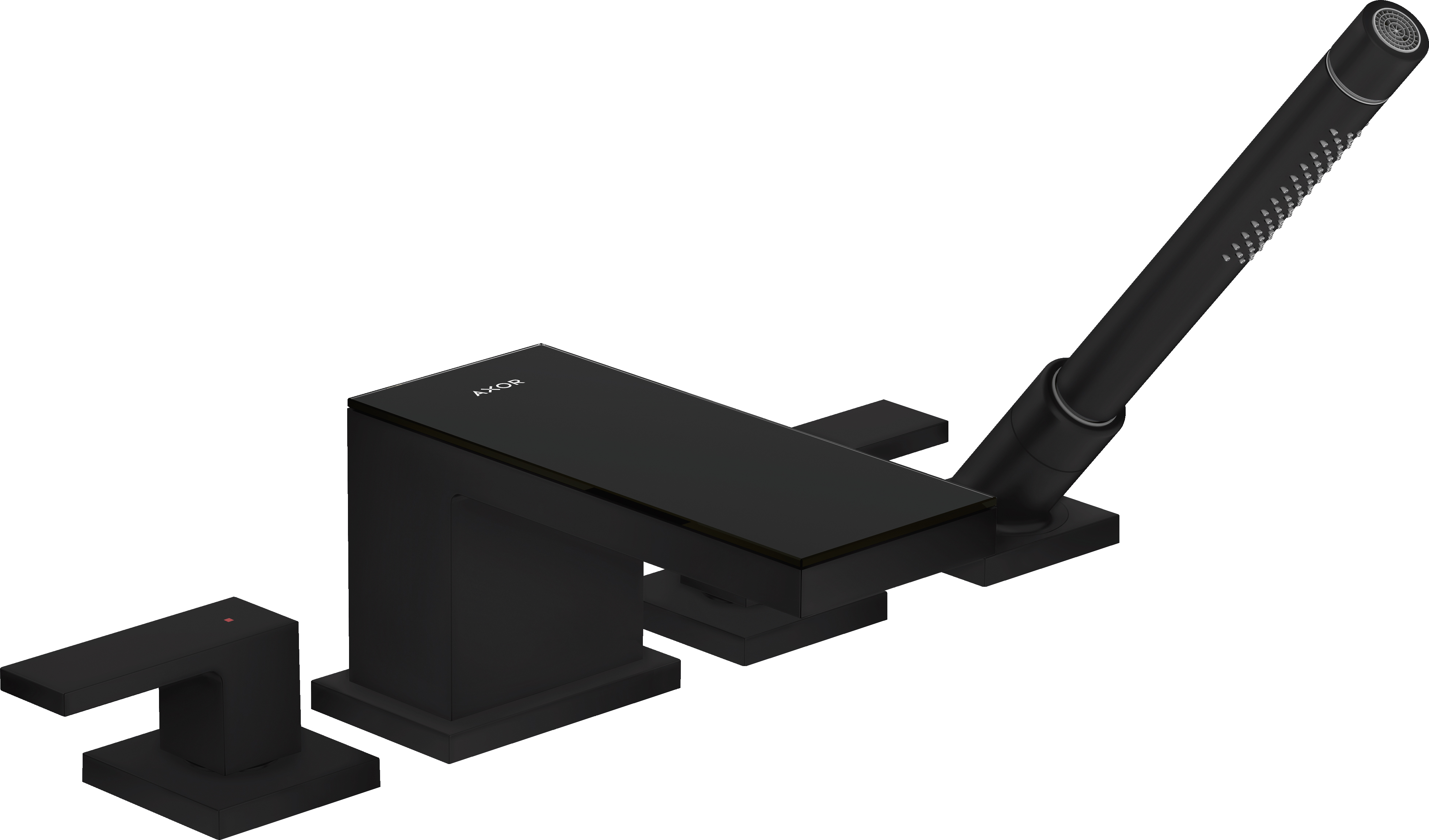 Axor MyEdition rubinetto per vasca e doccia bordo vasca nero 47430670