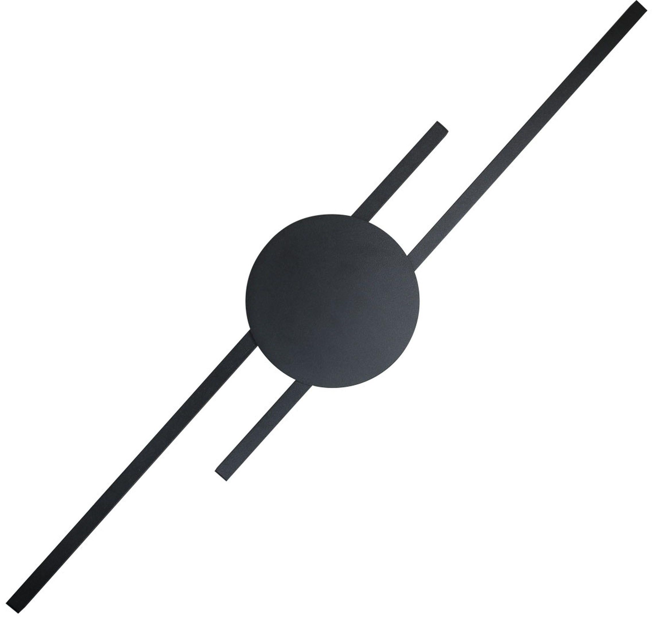 TK Lighting Java lampada da parete 2x24 W nero 1367