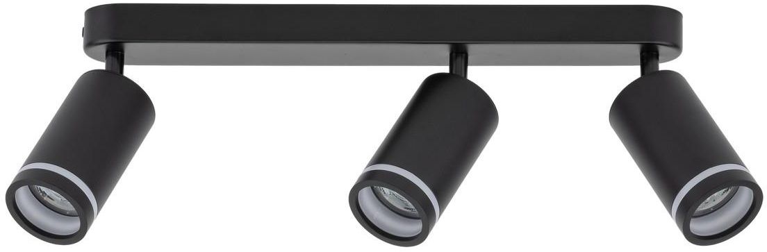 TK Lighting Jet lampada da soffitto 3x10 W nero 6914