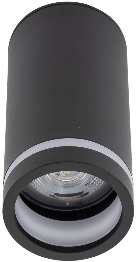 TK Lighting Jet lampada da soffitto 1x10 W nero 6918