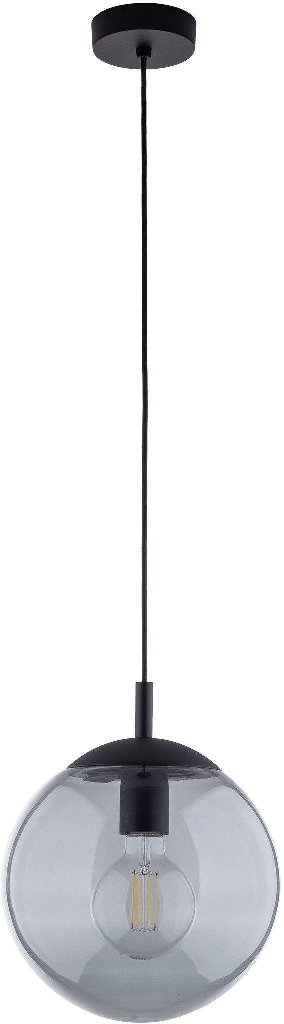 TK Lighting Esme lampada sospesa 1x15 W nero-grafite 5378