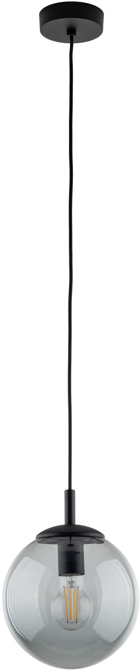TK Lighting Esme lampada sospesa 1x15 W nero-grafite 5379