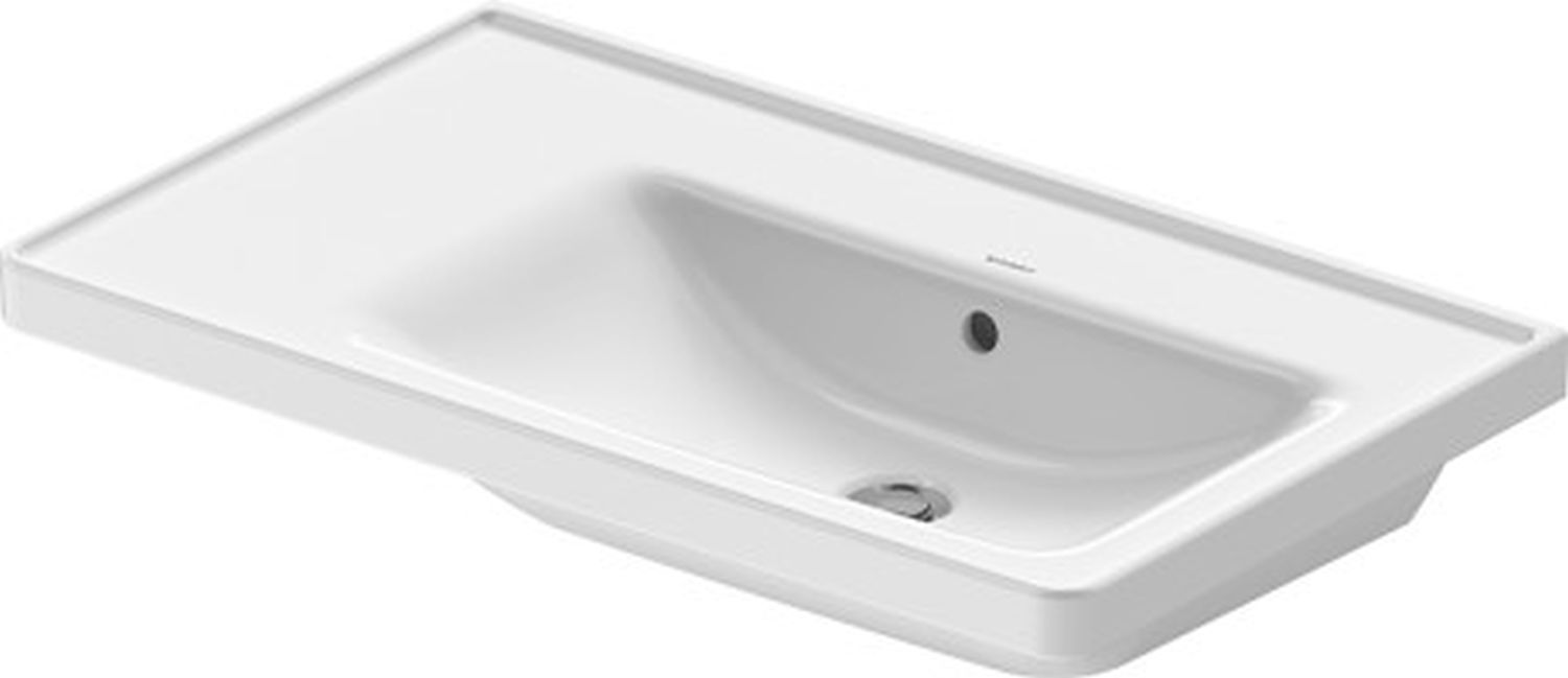 Duravit D-Neo lavabo 80x48 cm rettangolare da mobile bianco 2370800060