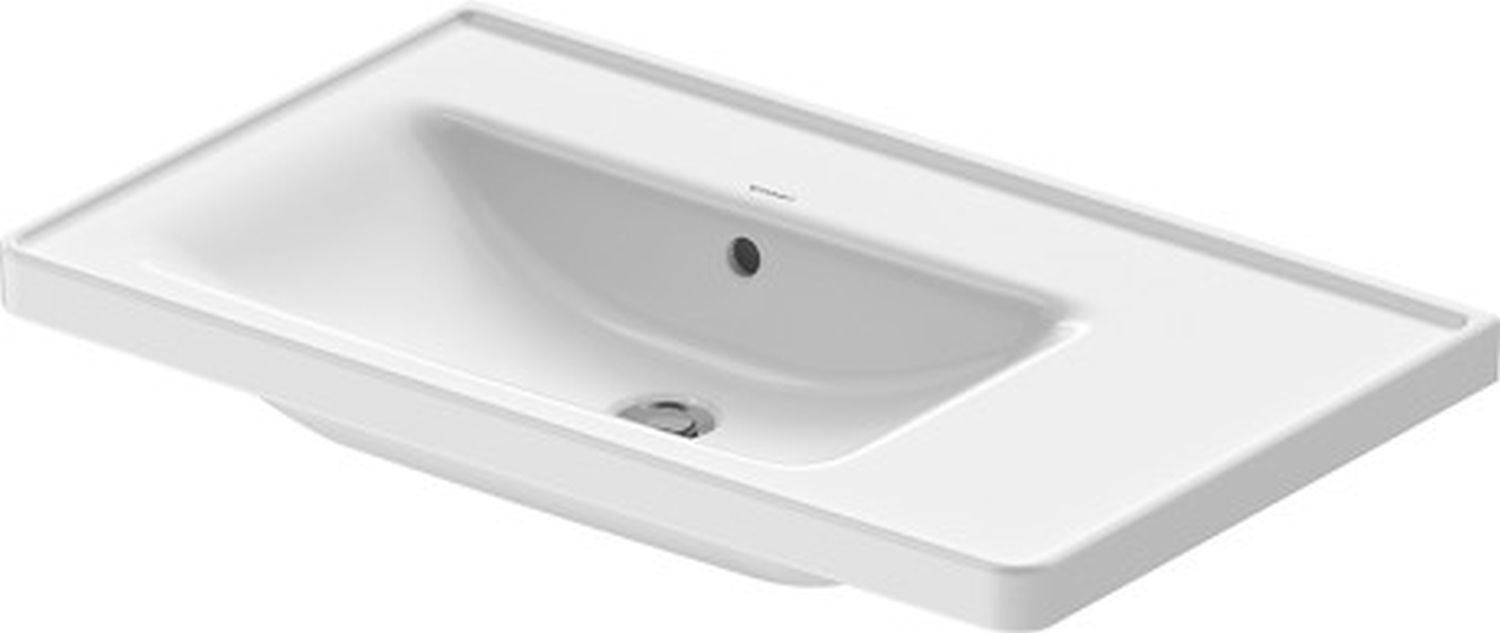 Duravit D-Neo lavabo 80x48 cm rettangolare da mobile bianco 2369800060