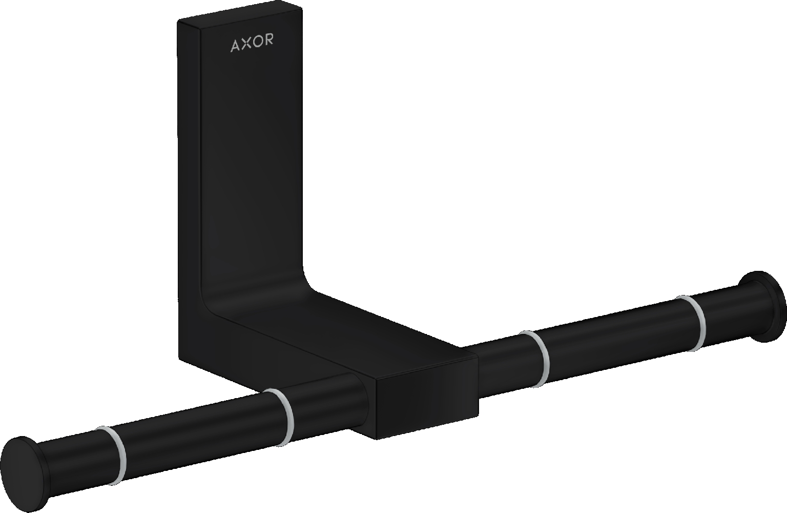Axor Universal Rectangular portarotolo nero 42657670