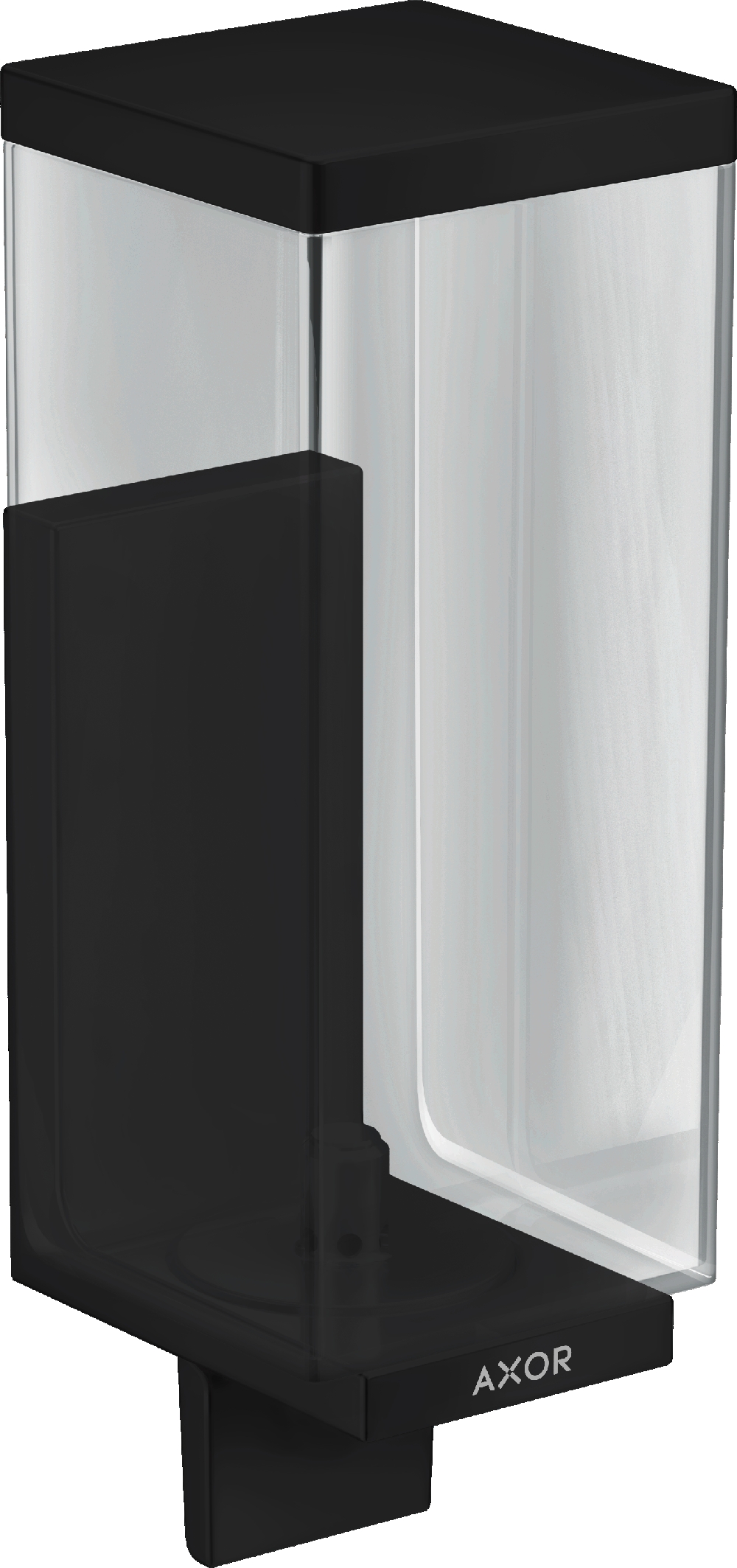 Axor Universal Rectangular dispenser di sapone liquido 600 ml nero 42610670