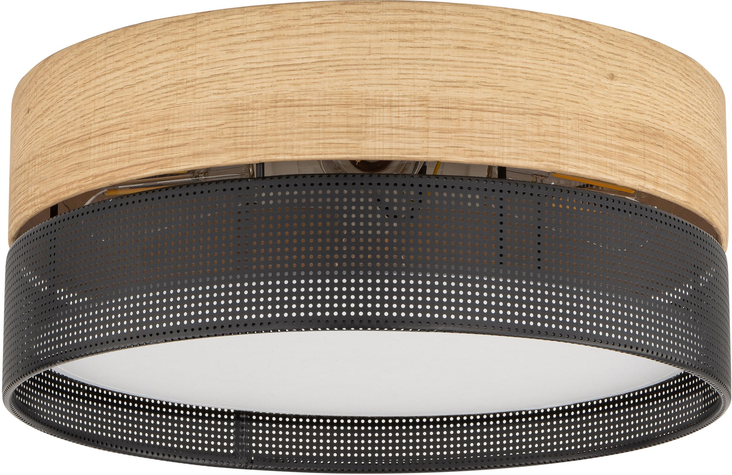 TK Lighting Nicol plafoniera 4x15 W nero 4800