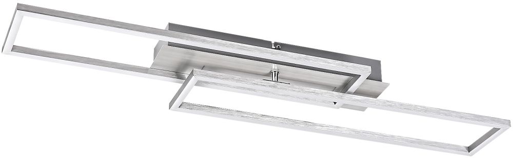Rabalux Demetrius lampada da soffitto 1x40 W alluminio-argento 71012