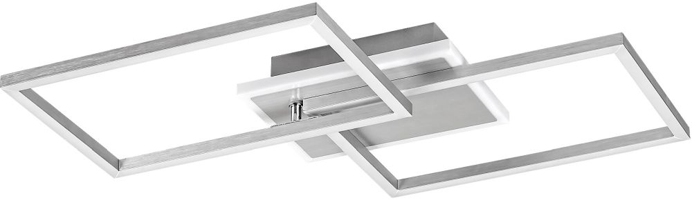 Rabalux Athelstan lampada da soffitto 1x40 W alluminio-argento 71014
