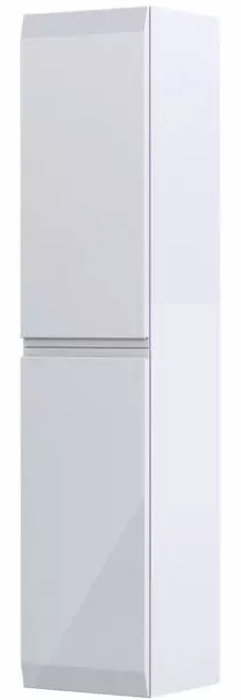 Oristo Brylant armadietto 35x32x160 cm laterale sospeso bianco OR36-SB2D-35-1-V3