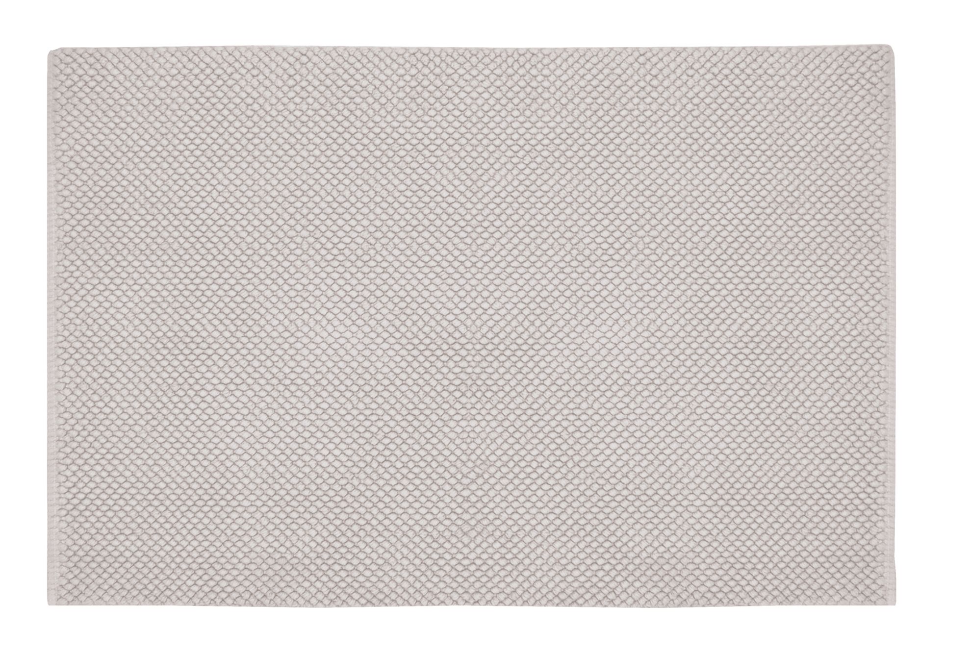 Kleine Wolke Punto tappetino da bagno 60x50 cm rettangolare grigio 9182158433
