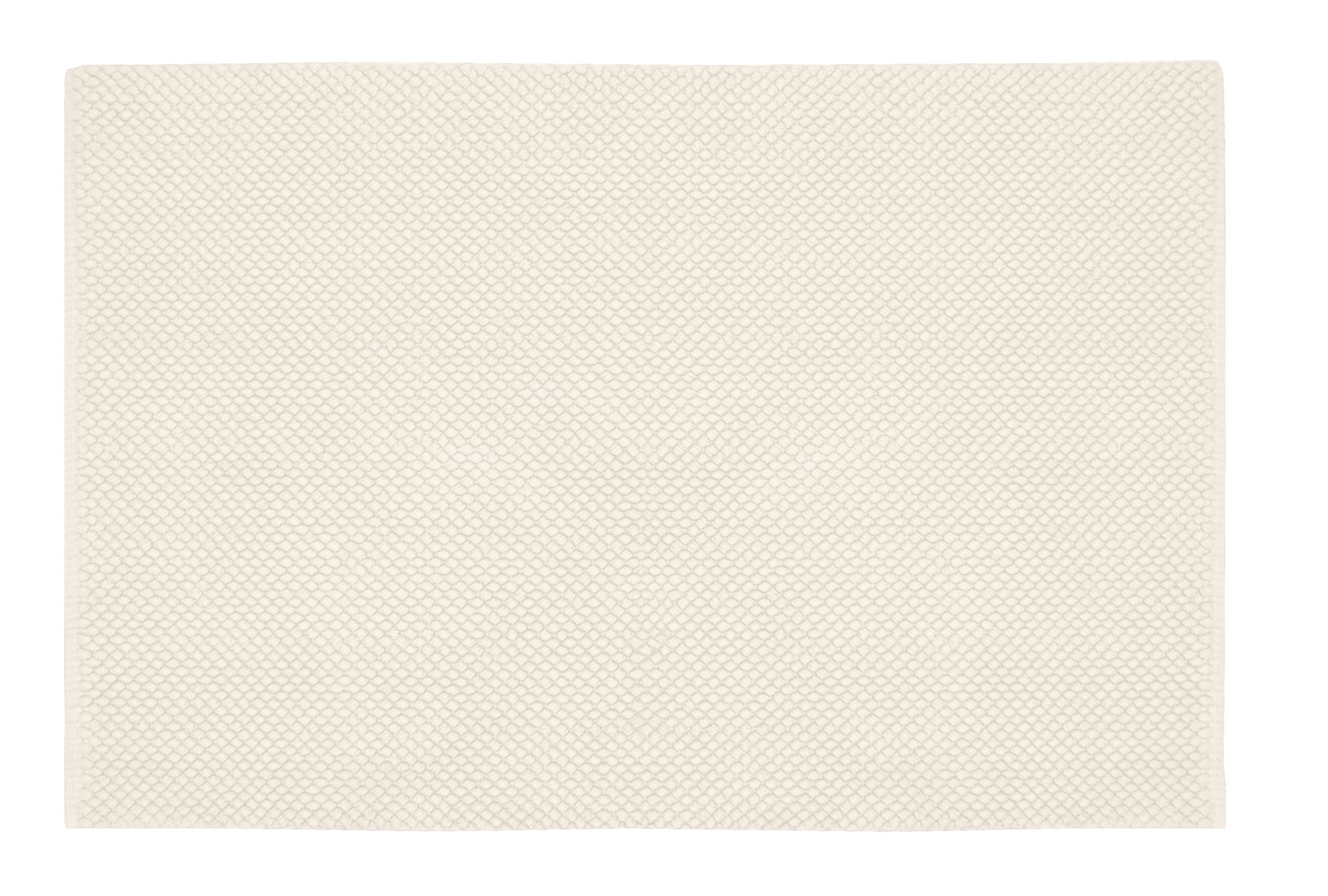 Kleine Wolke Punto tappetino da bagno 120x70 cm rettangolare bianco 9182100225