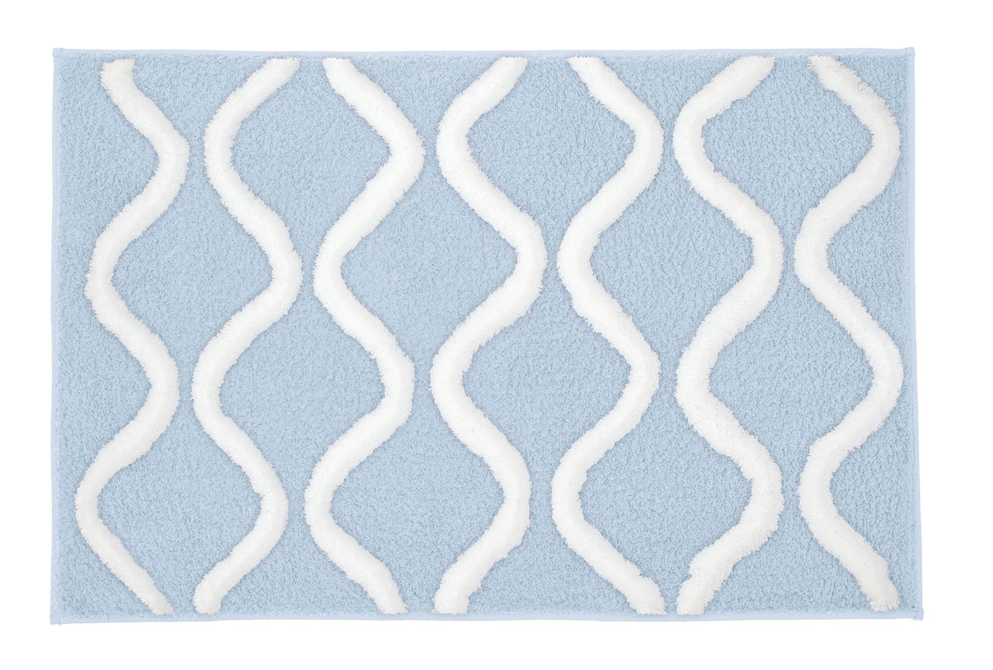 Kleine Wolke Piana tappetino da bagno 65x55 cm rettangolare blu 9180746539