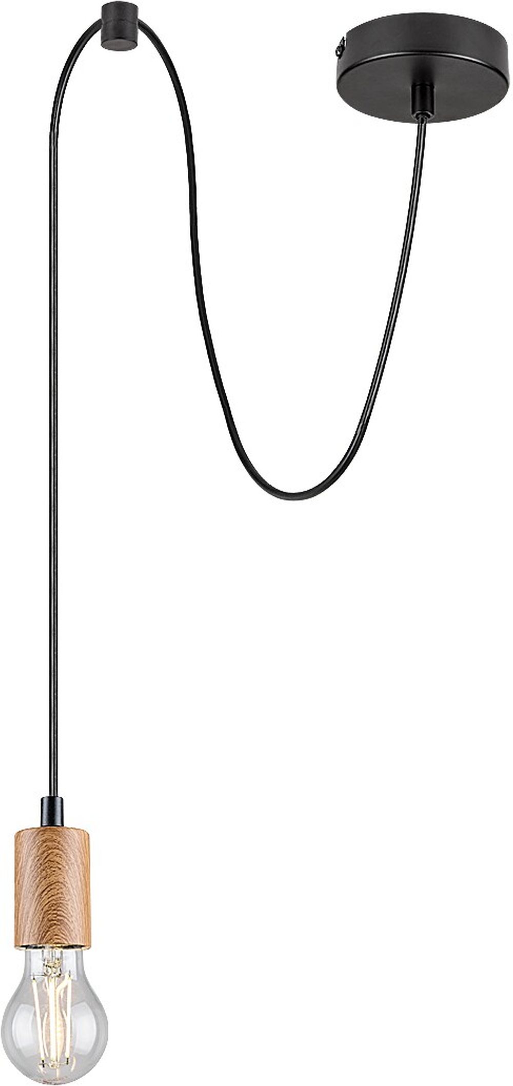 Rabalux Dollien lampada sospesa 1x60 W nero 72071
