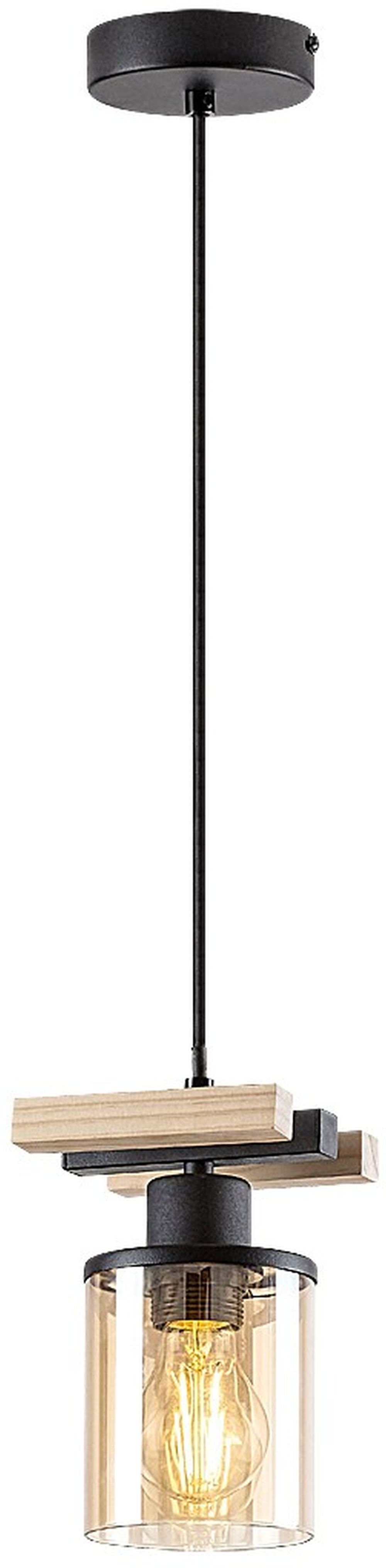 Rabalux Niylah lampada sospesa 1x25 W nero 72081