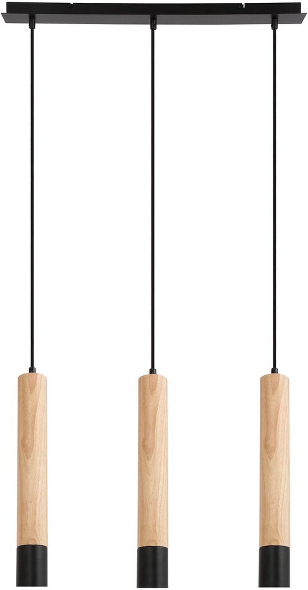 Rabalux Braulia lampada sospesa 3x50 W nero 72133