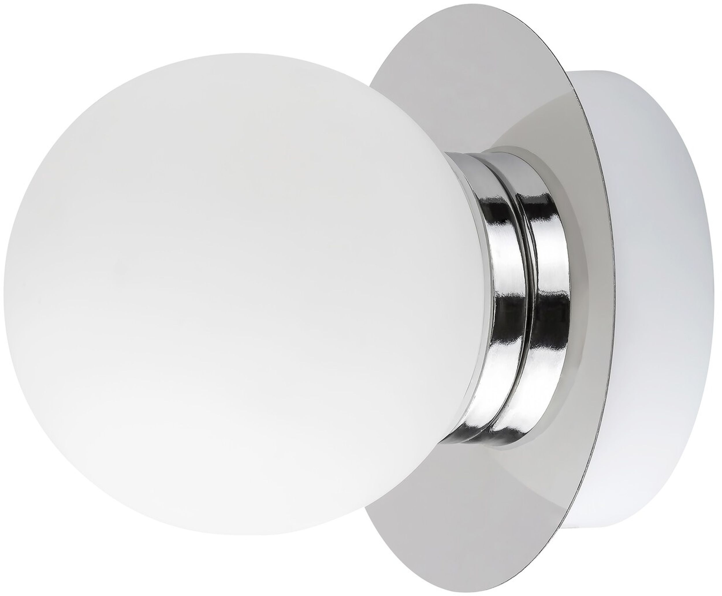 Rabalux Becca lampada da parete 1x28 W bianco-cromo 2110