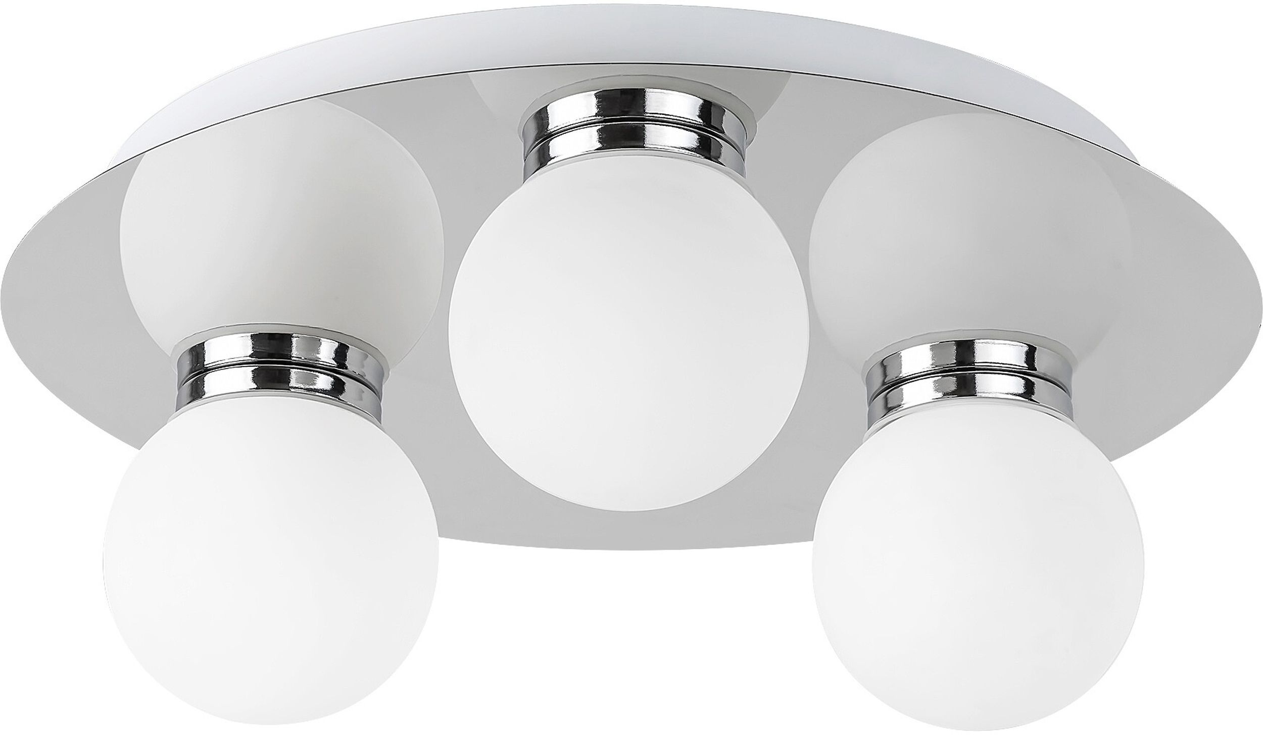 Rabalux Becca lampada da soffitto 3x28 W bianco-cromo 2113