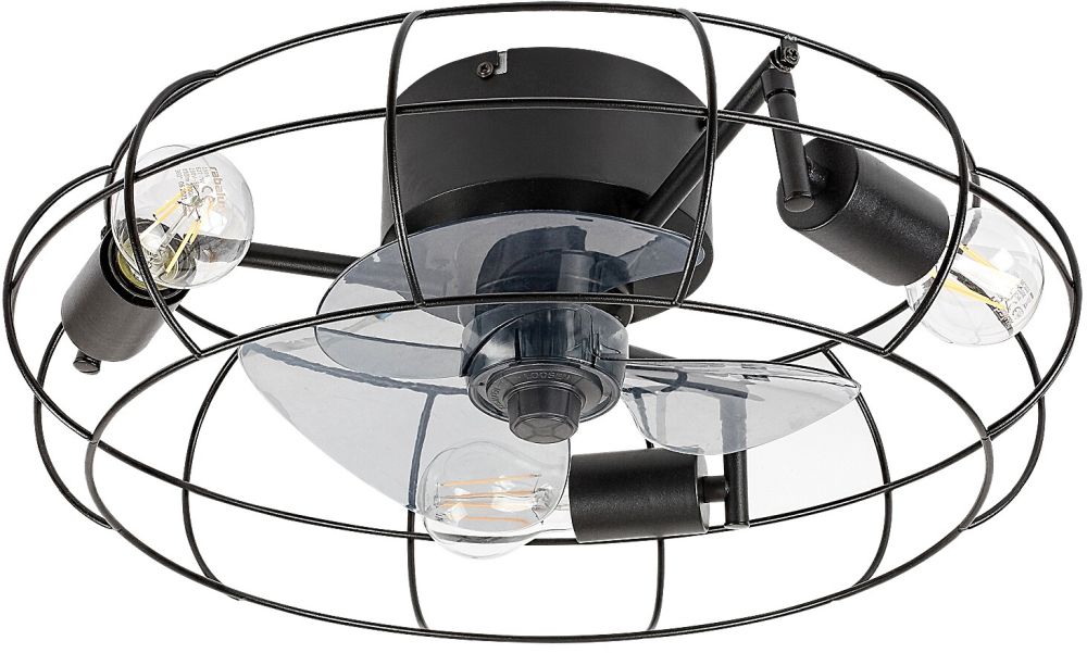 Rabalux Cadmus lampada da soffitto 3x25 W nero 71043