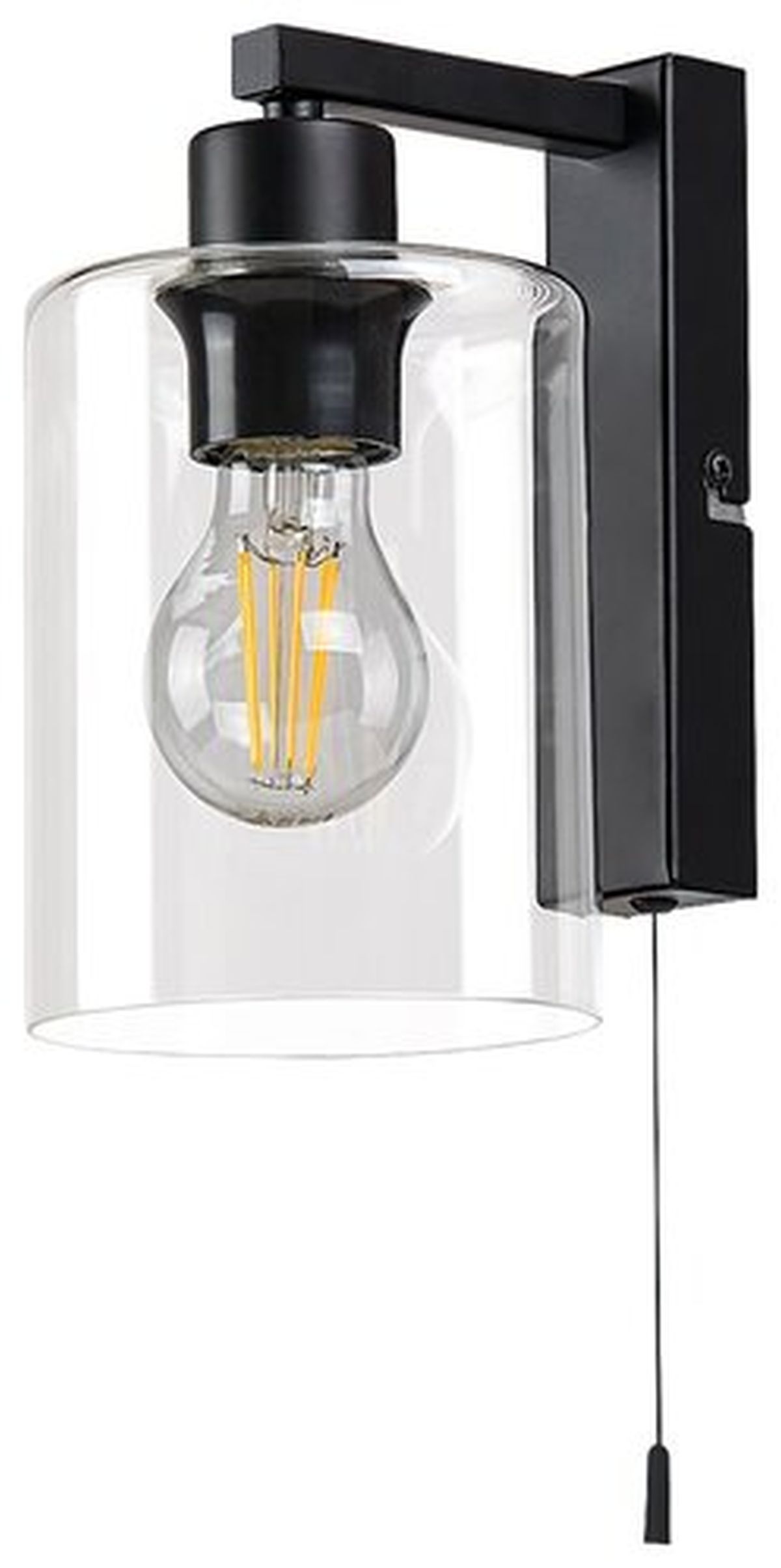 Rabalux Miroslaw lampada da parete 1x40 W nero 5077