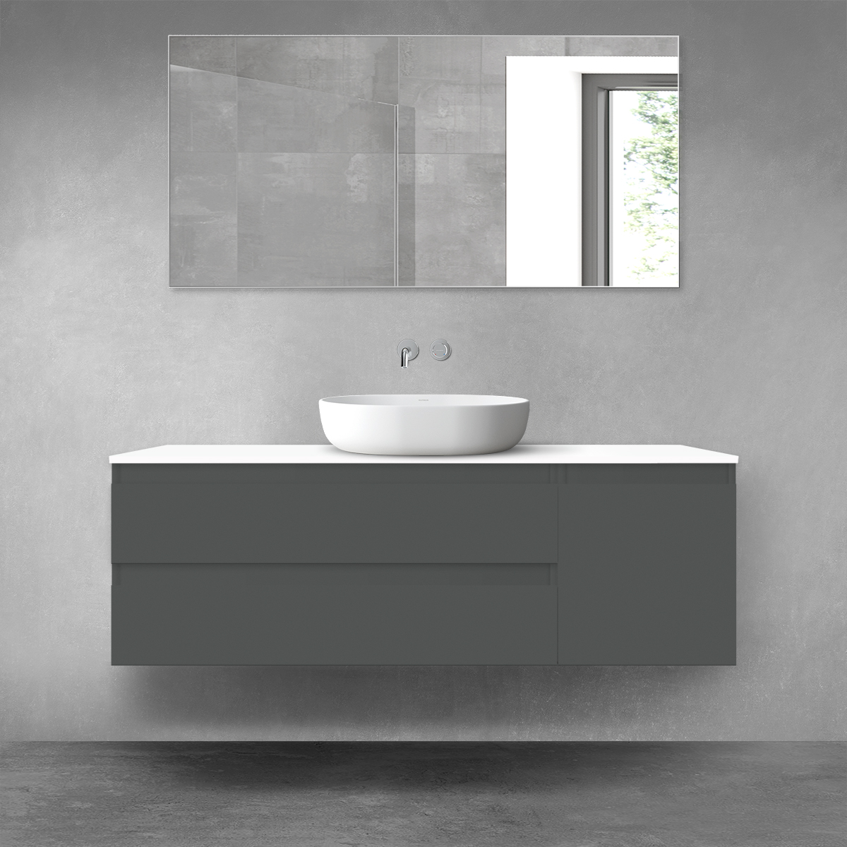 Set armadietto Oltens Vernal 60002400, armadietto Oltens Vernal 60017400, 63011000