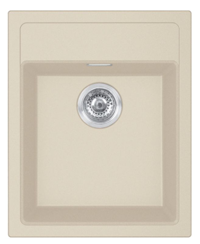 Franke Sirius SID lavello tectonite 53x43 cm beige 143.0671.557