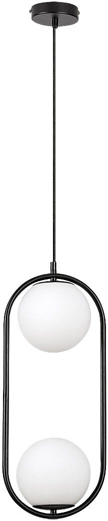 Rabalux Ghita lampada sospesa 2x20 W bianco-nero 72029