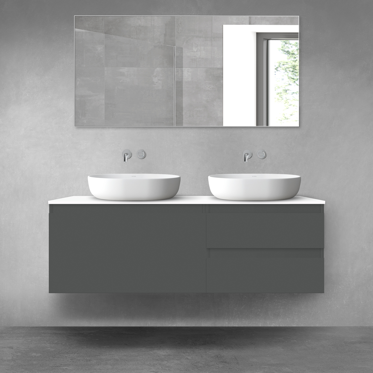 Set armadietto Oltens Vernal 60000400, armadietto Oltens Vernal 60014400, 63011000