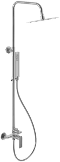 Excellent Rain Glad set doccia a parete con soffione cromo ARNL.1181CR