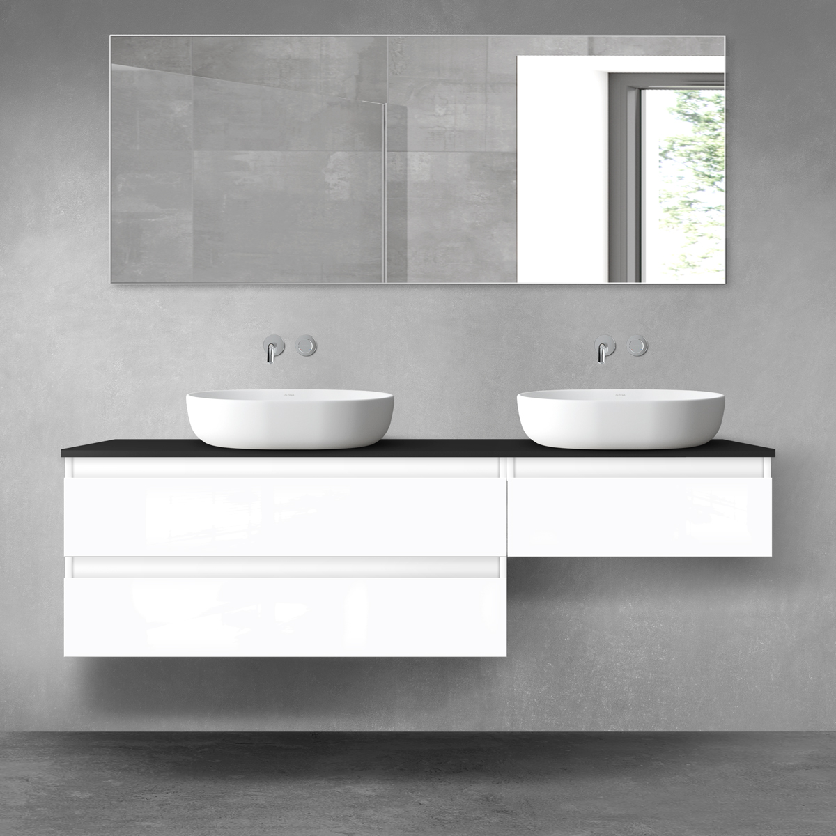 Set armadietto Oltens Vernal 60002300, armadietto Oltens Vernal 60009300, 63008000