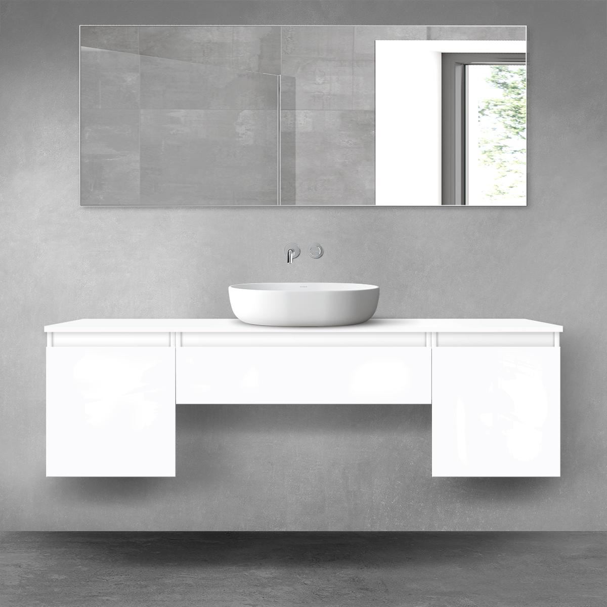 Set armadietto Oltens Vernal 60010000, armadietto Oltens Vernal 60017000, 63008000