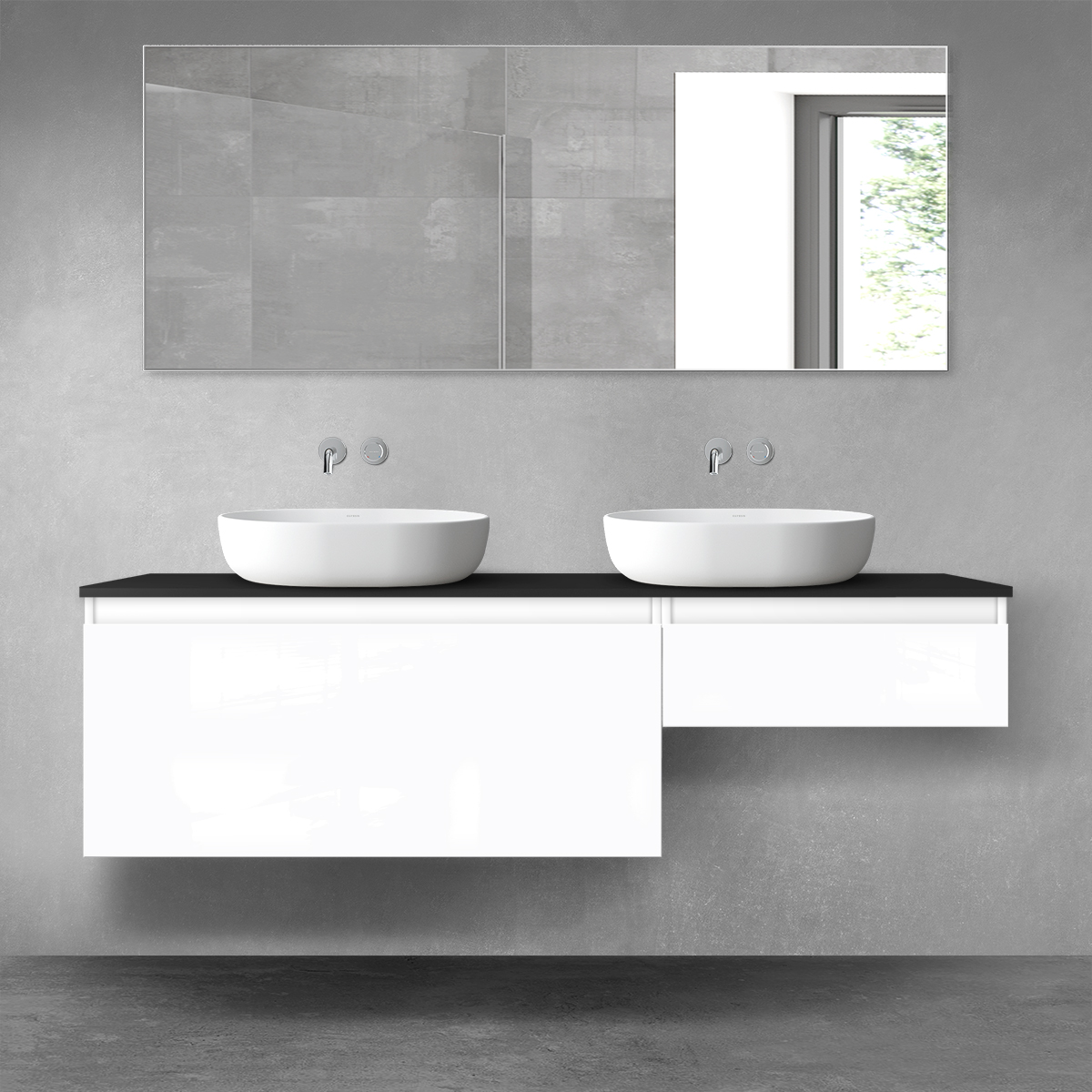 Set armadietto Oltens Vernal 60015000, armadietto Oltens Vernal 60009000, 63008300