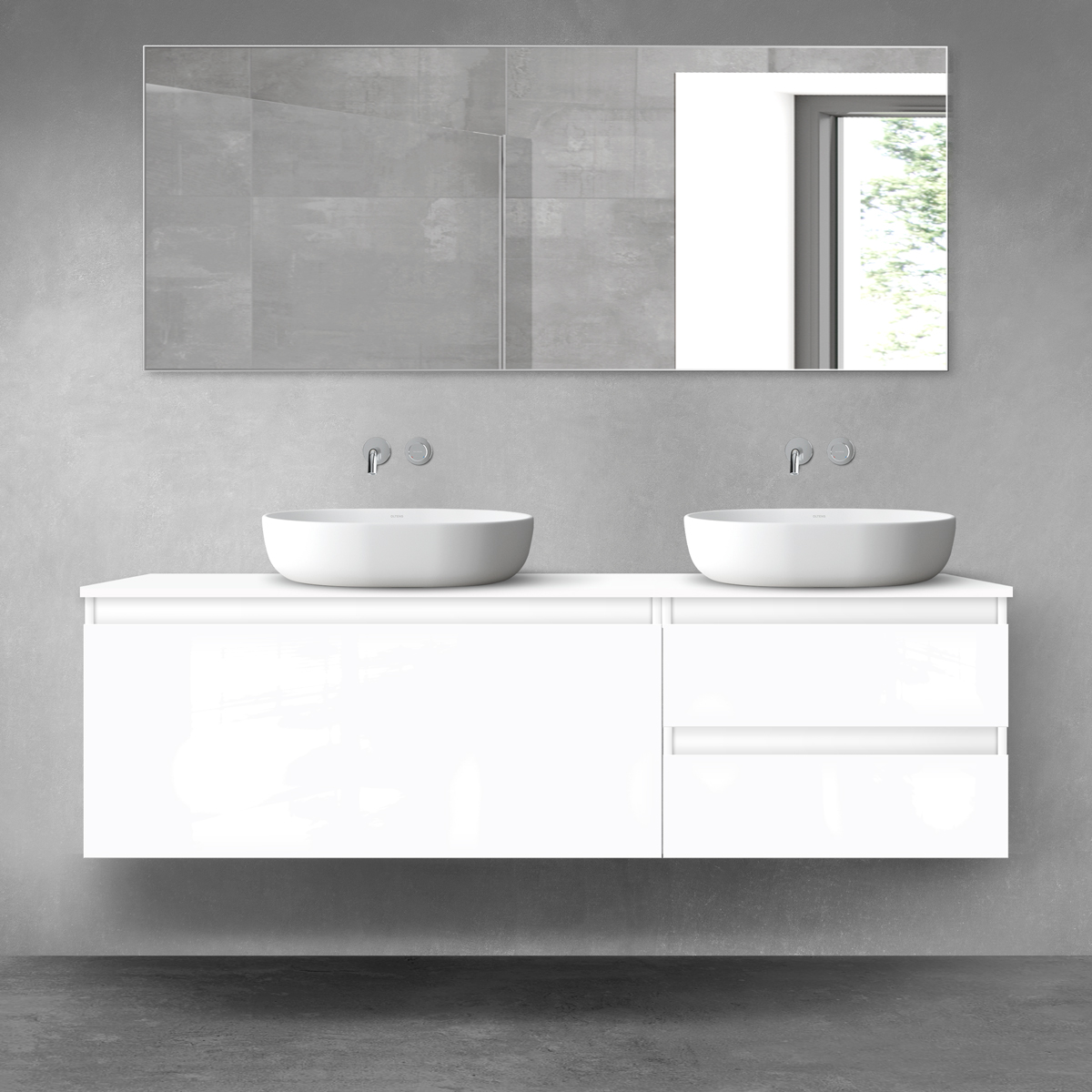 Set armadietto Oltens Vernal 60015000, armadietto Oltens Vernal 60002000, 63008000