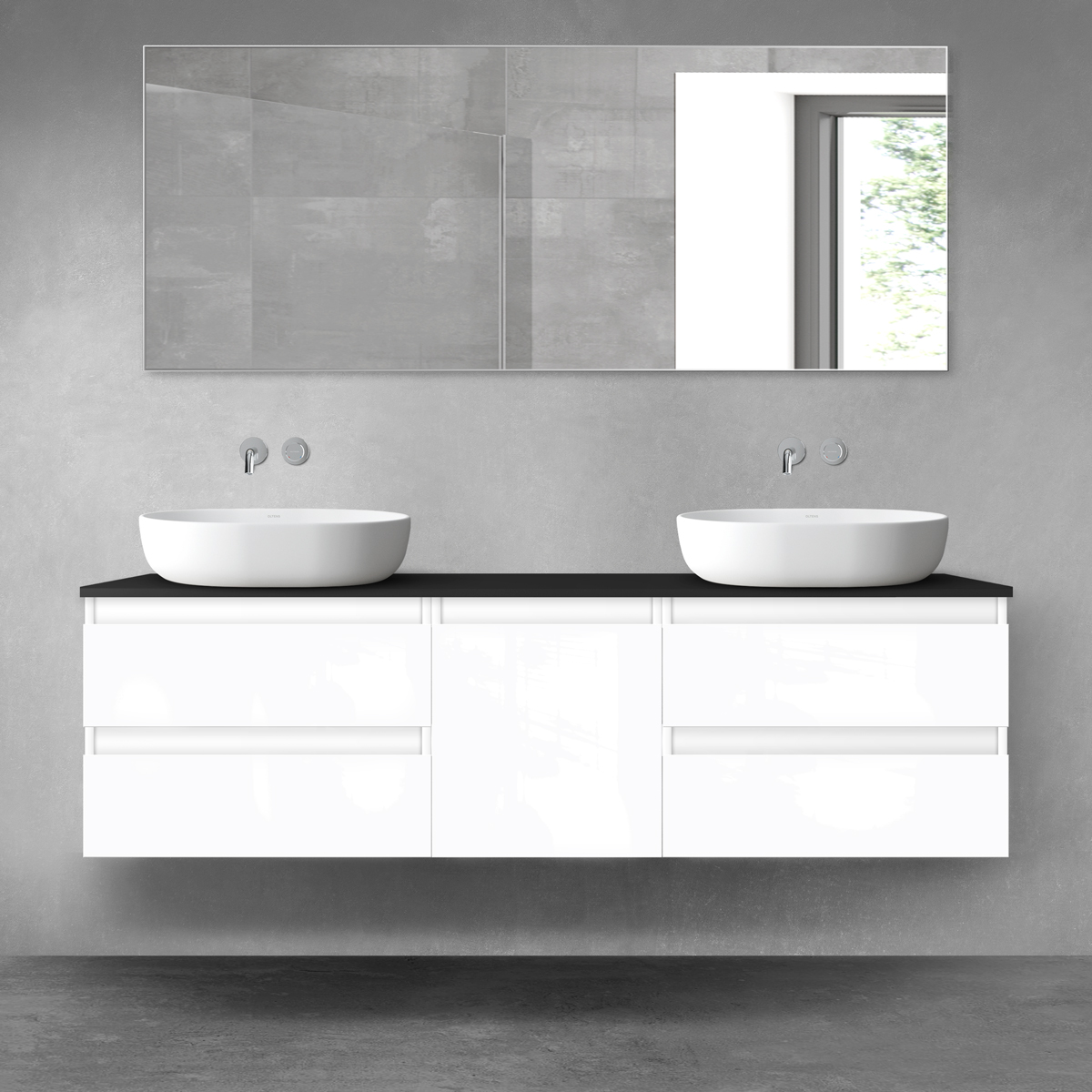 Set armadietto Oltens Vernal 60002000, armadietto Oltens Vernal 60017000, 63008300