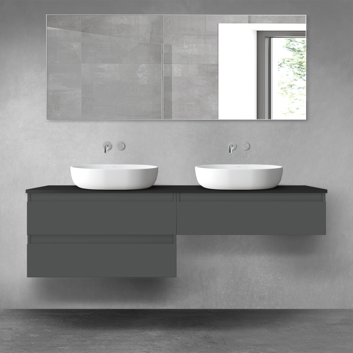 Set armadietto Oltens Vernal 60001400, armadietto Oltens Vernal 60010400, 63008300
