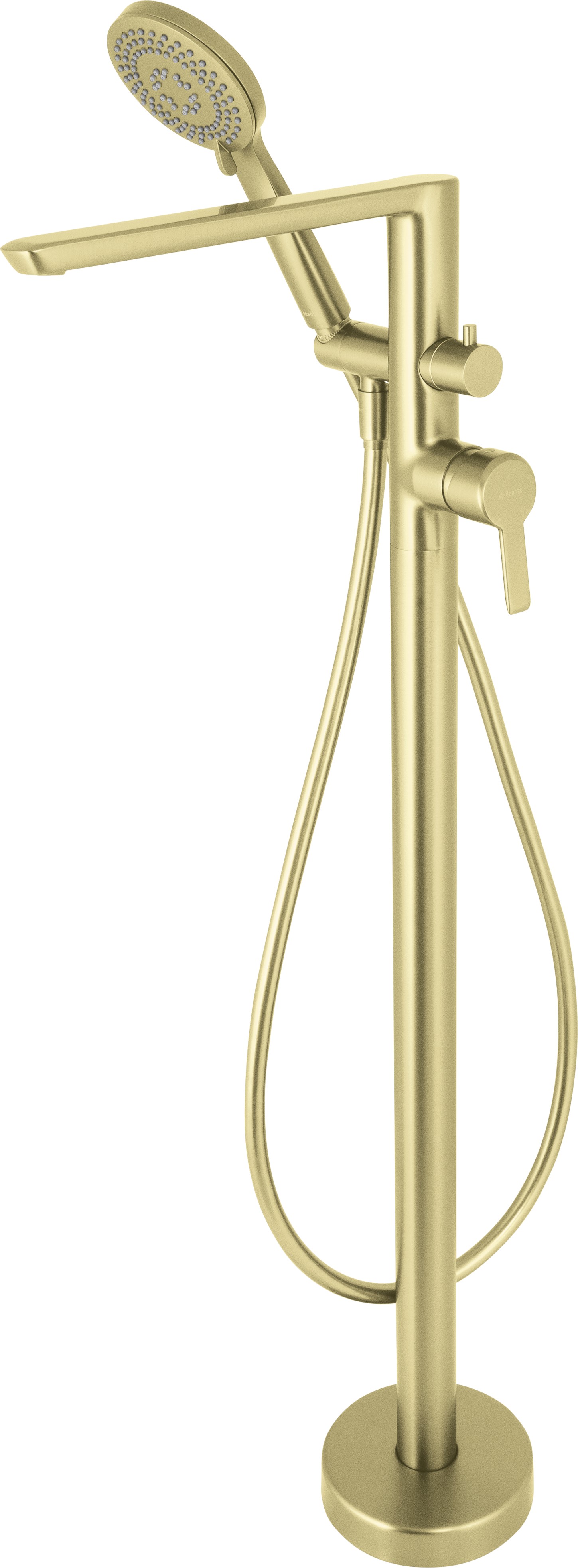 Deante Arnika rubinetto per vasca e doccia a terra oro BQA_R17M