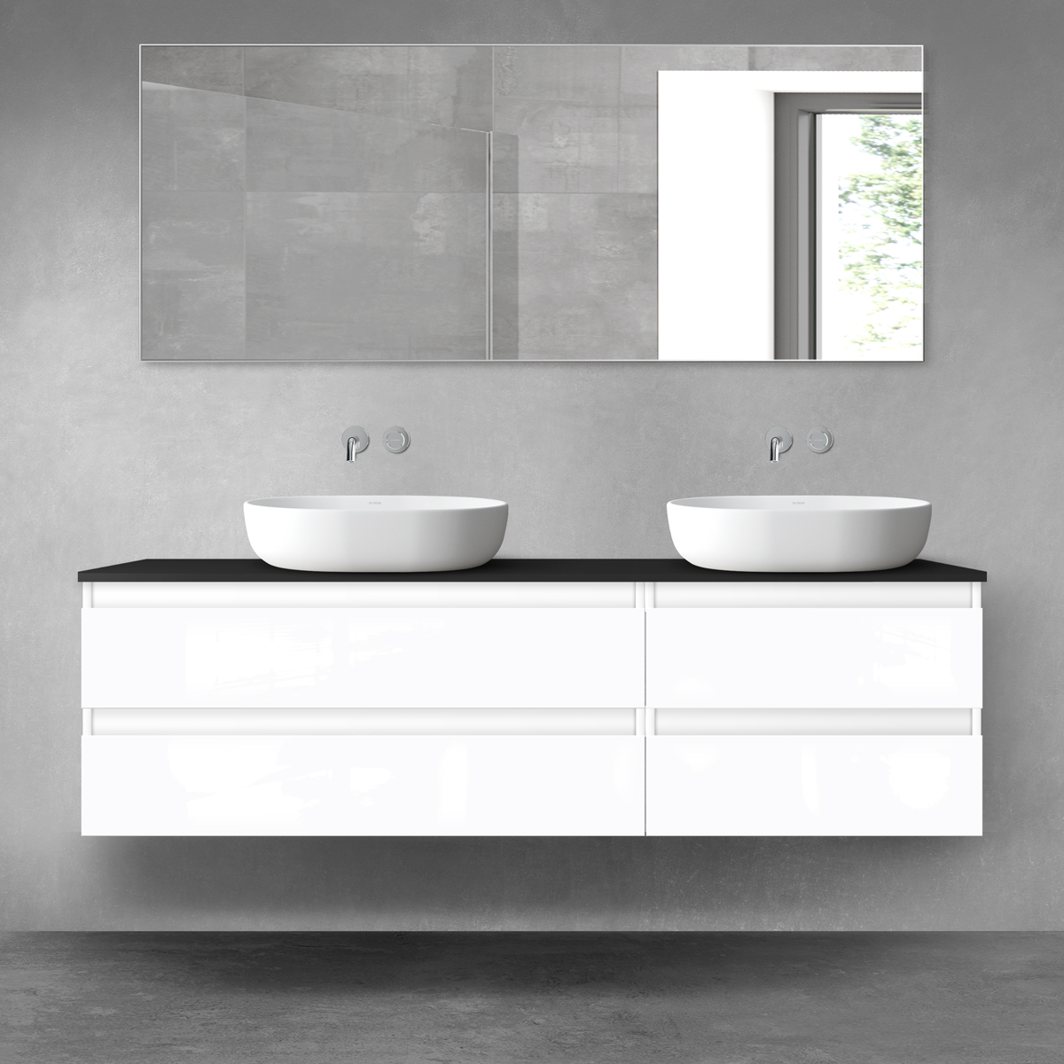Set armadietto Oltens Vernal 60004000, armadietto Oltens Vernal 60002000, 63008300