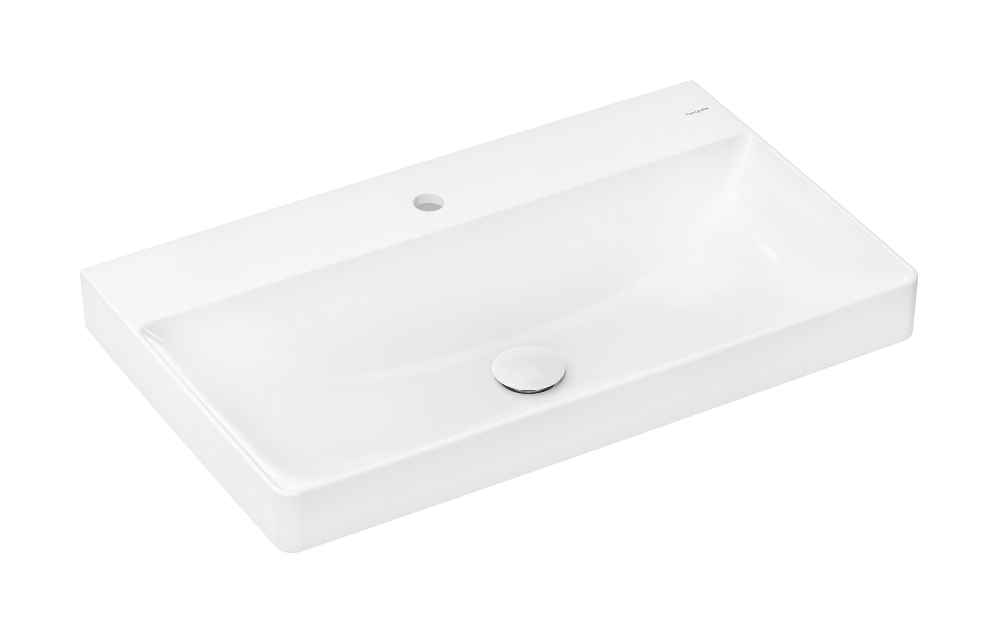 Hansgrohe Xelu Q lavabo 80x48 cm rettangolare a parete-da mobile bianco 61020450