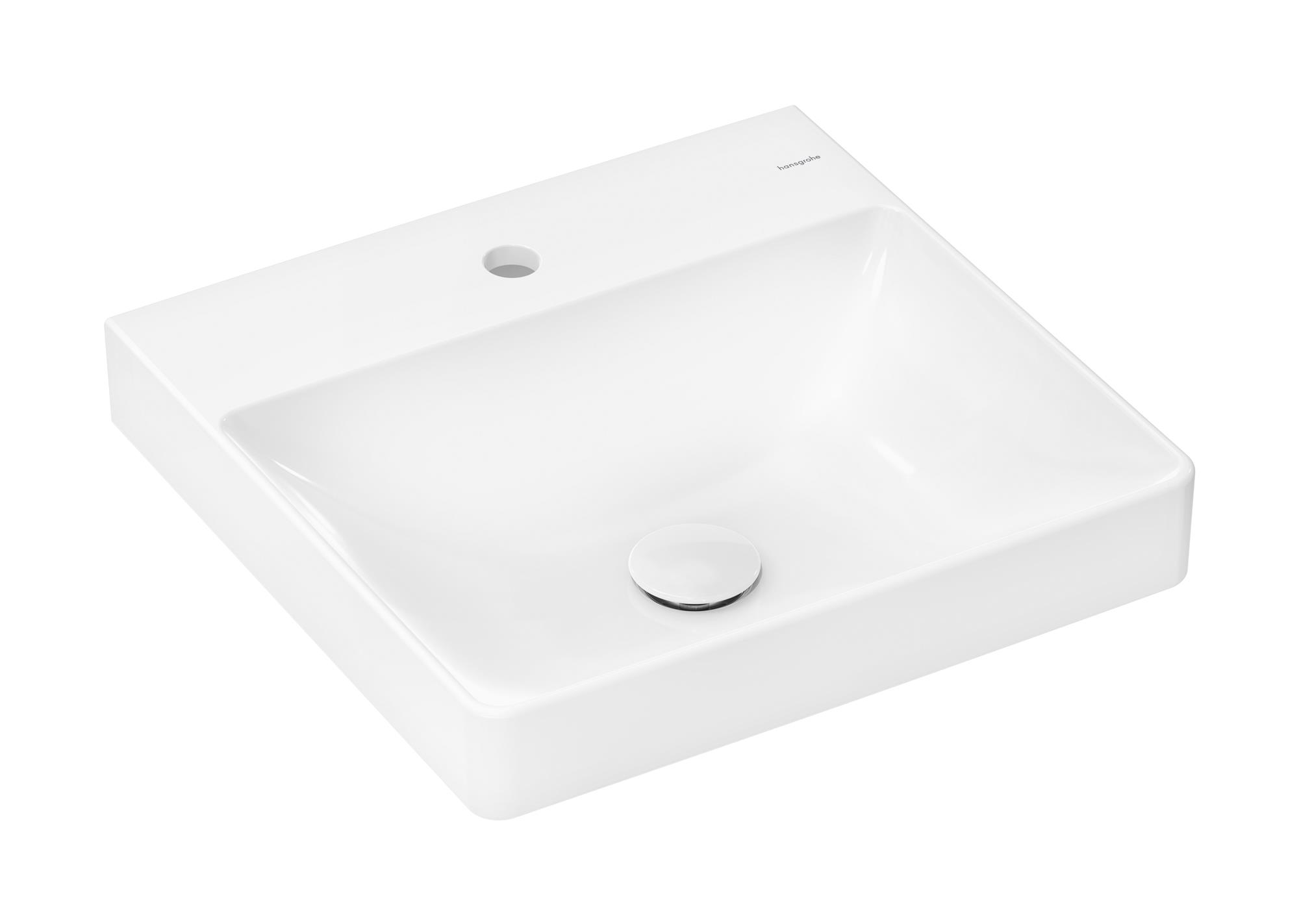 Hansgrohe Xelu Q lavabo 50x48 cm rettangolare da appoggio bianco 61014450