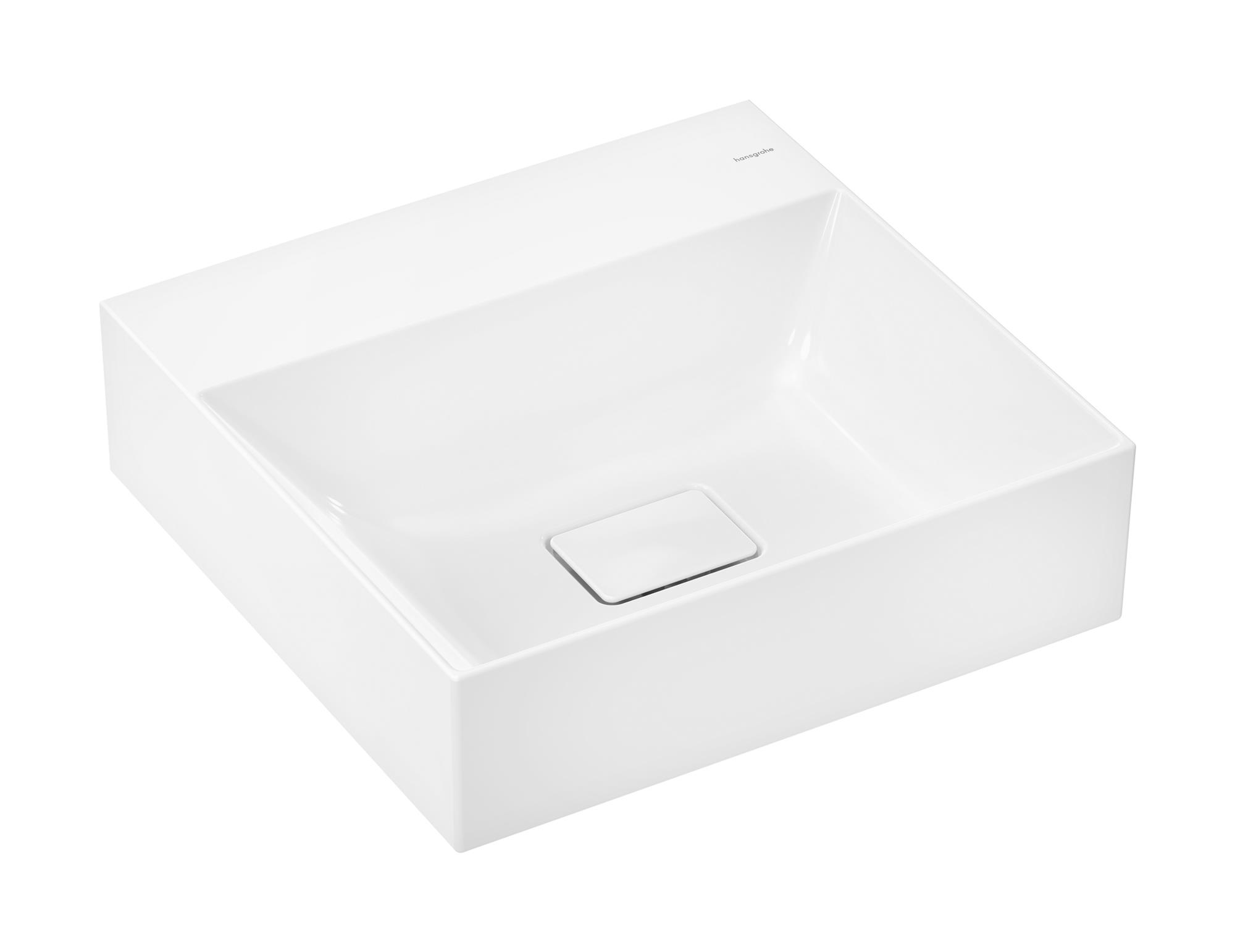 Hansgrohe Xevolos E lavabo 50x48 cm rettangolare da appoggio bianco 61091450