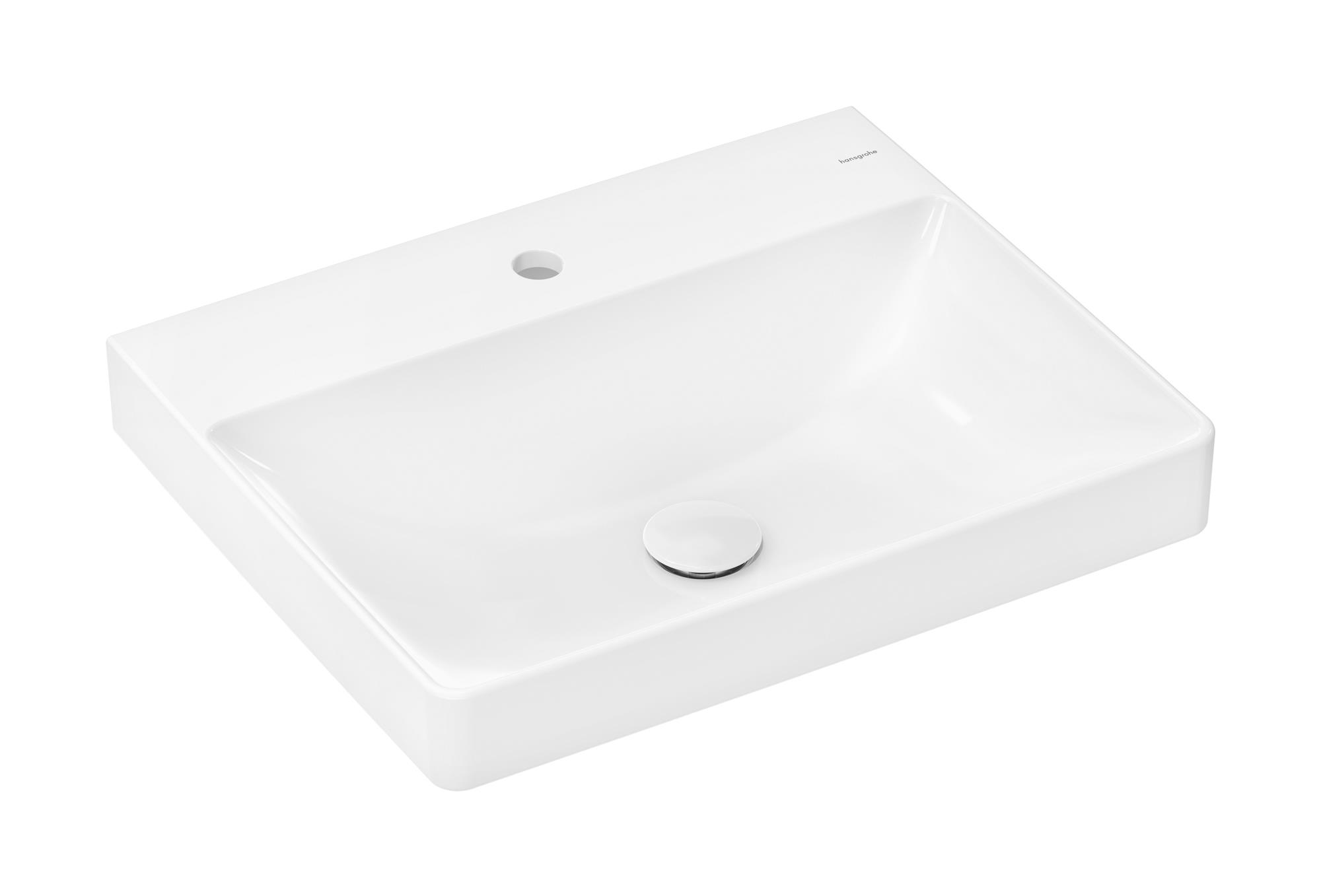 Hansgrohe Xelu Q lavabo 60x48 cm rettangolare a parete-da mobile bianco 61016450