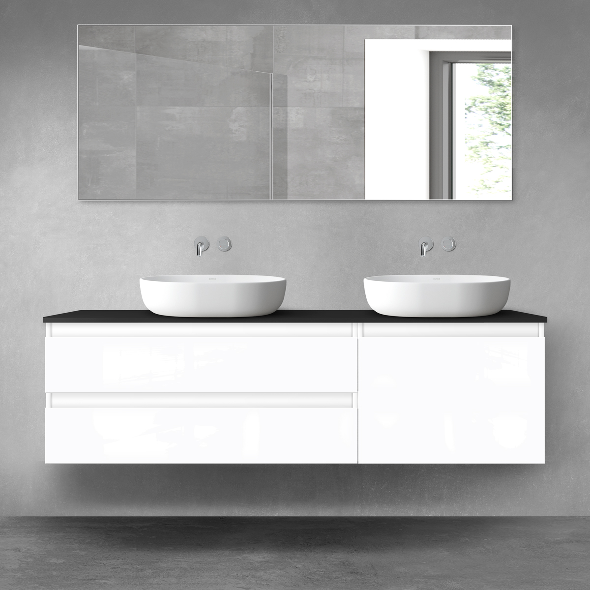 Set armadietto Oltens Vernal 60004000, armadietto Oltens Vernal 60013000, 63008300