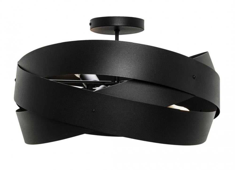 Zuma Line Tornado lampada da soffitto 3x40 W nero 1116