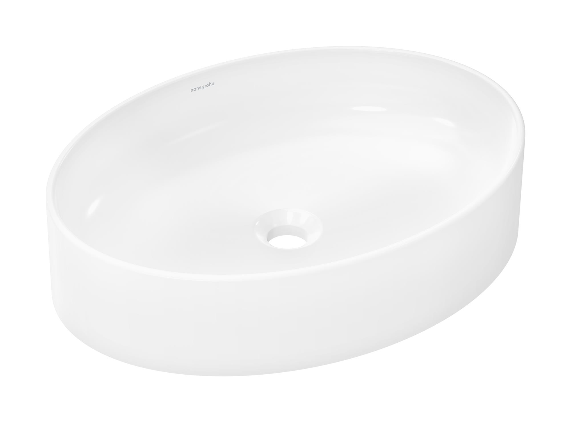 Hansgrohe Xuniva D lavabo 55x40 cm ovale da appoggio bianco 61072450