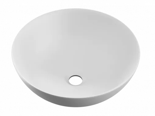 Excellent Luqa lavabo 40x40 cm rotonda da appoggio bianco CEAC.6401.400.WHM