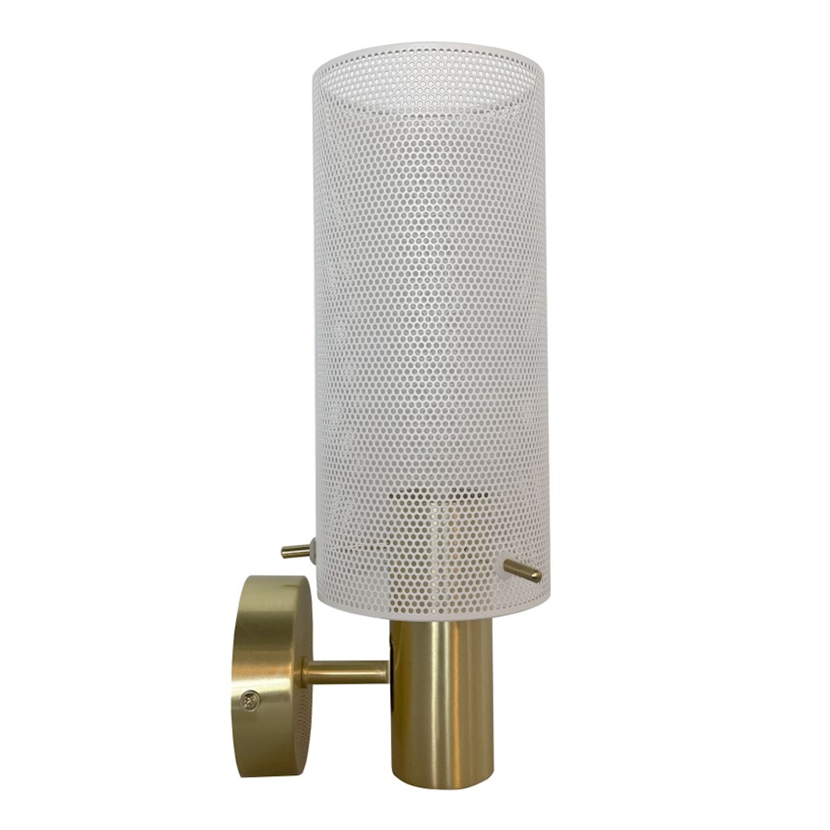 Light Prestige Tirana lampada da parete 1x40 W bianco-oro LP-945/1WWH