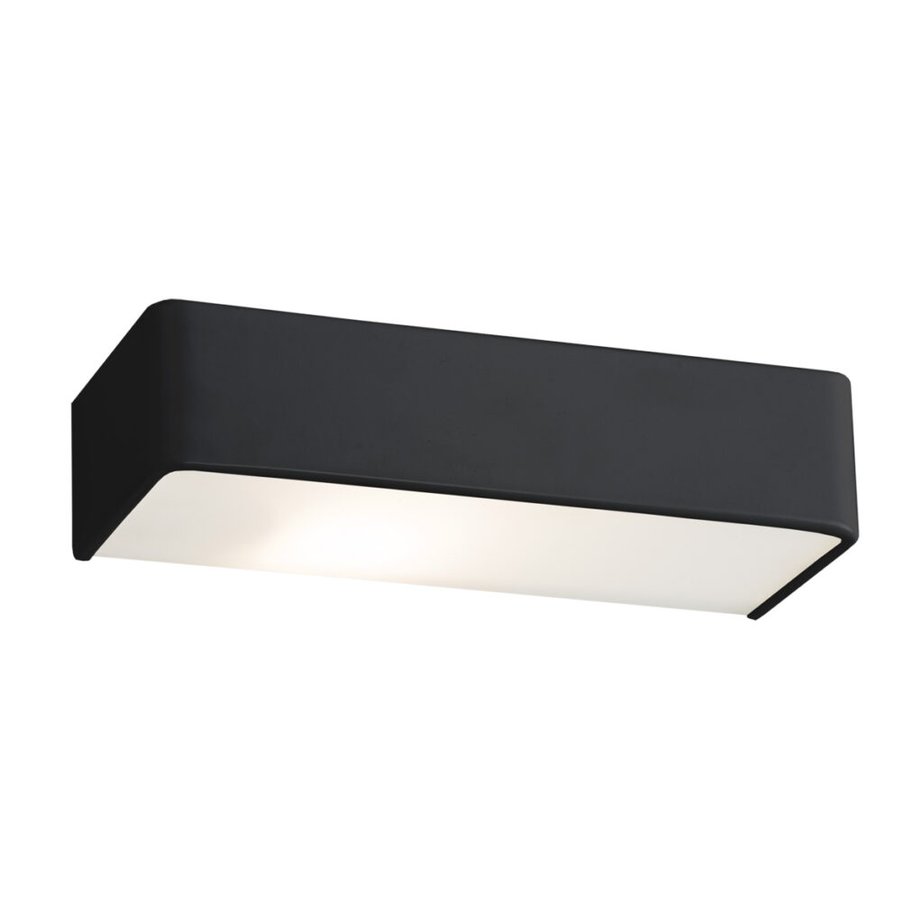 Argon Rodan lampada da parete 2x15 W nero 657