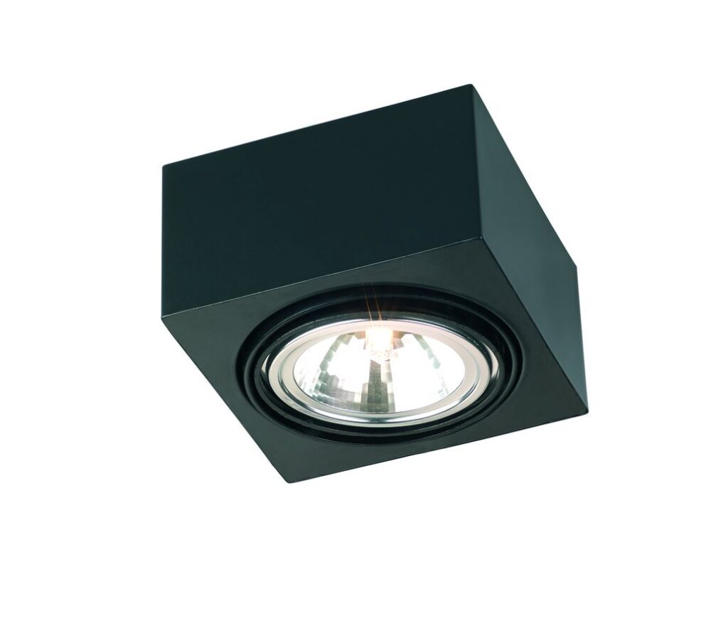 Argon Rodos lampada da soffitto 1x6 W nero 346
